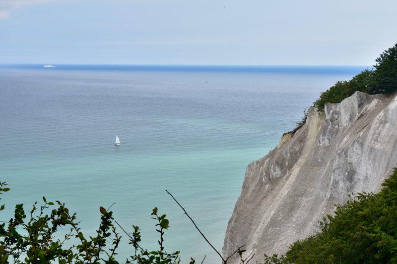 At the top of the cliff at Mons Klint
