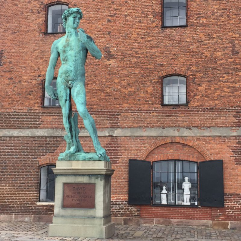 Copy of Michaelangeleo's David in Copenhgagen