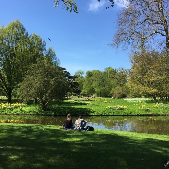 English style gardens at Frederiksberg Have