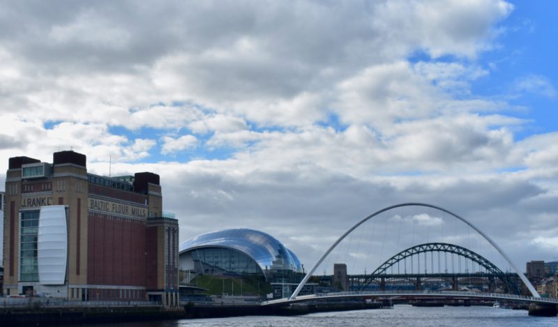 The bridges alone the Tyne in Newcastle
