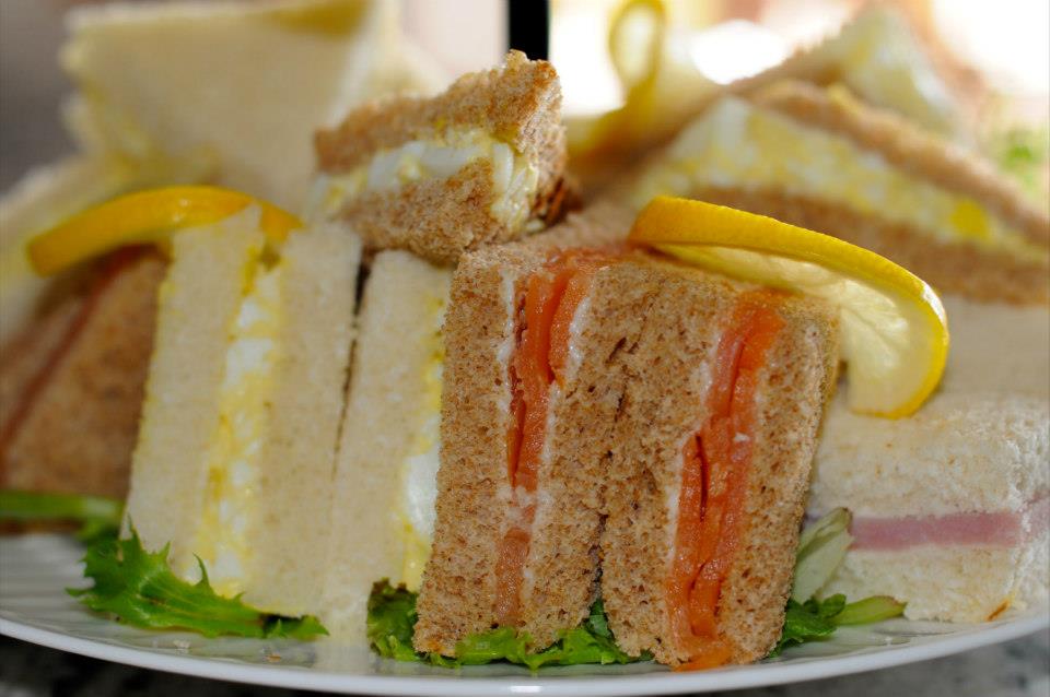 Coronation Chicken and other Tea Sandwiches (Includes Mango Salsa and Mango Chutney)