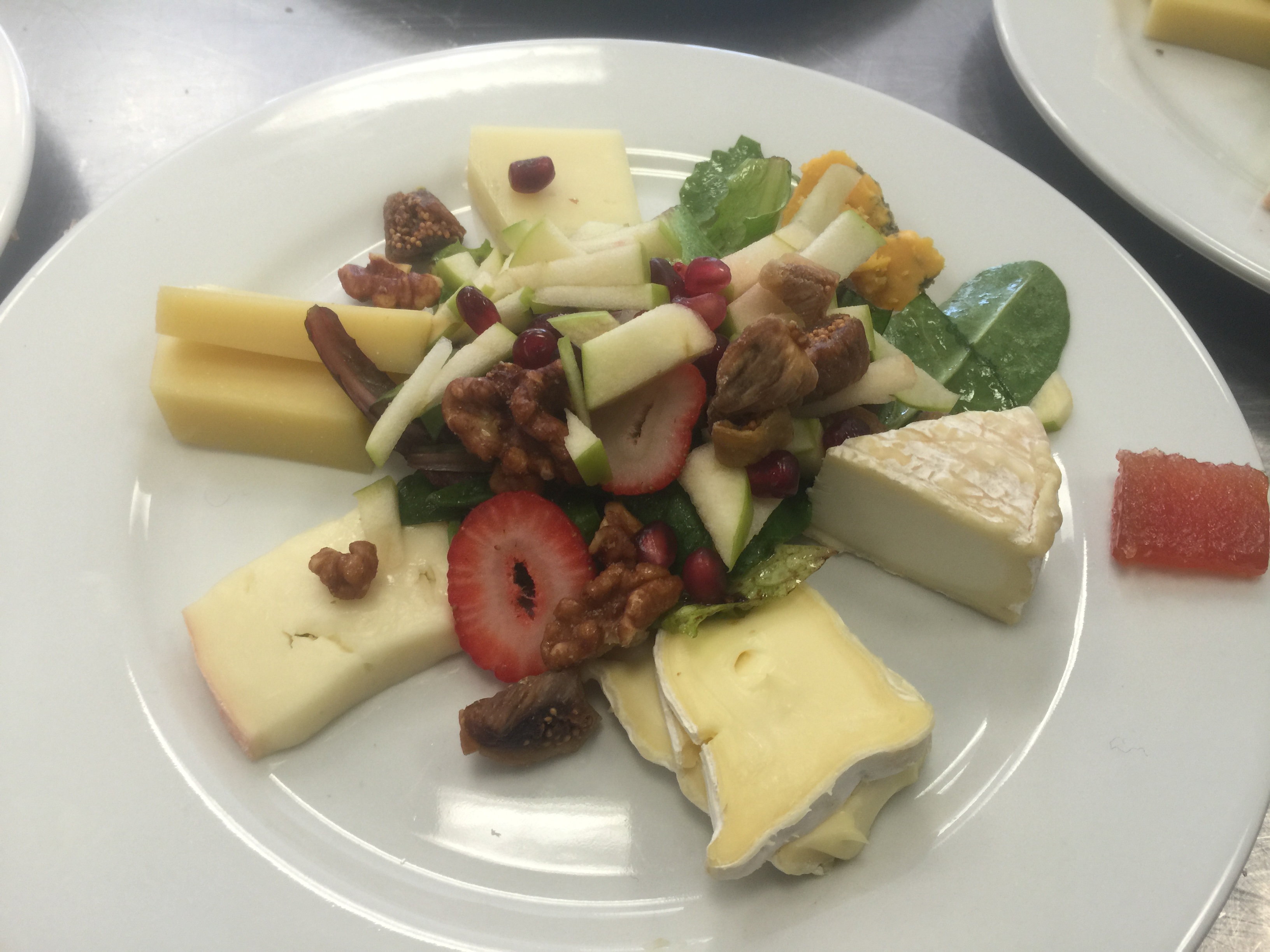 Darien Cheese Shop Cheese Plate and Salad