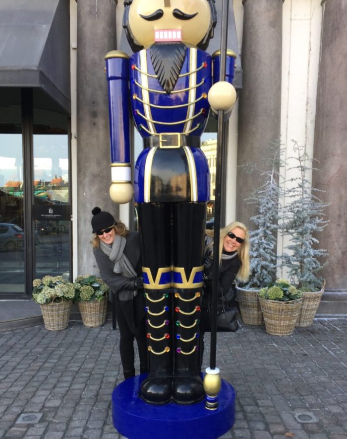 Nutcrackers outside Hotel D'Angleterre Photo by Kate Stoupas