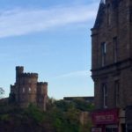 Edinburgh Castle in the distance