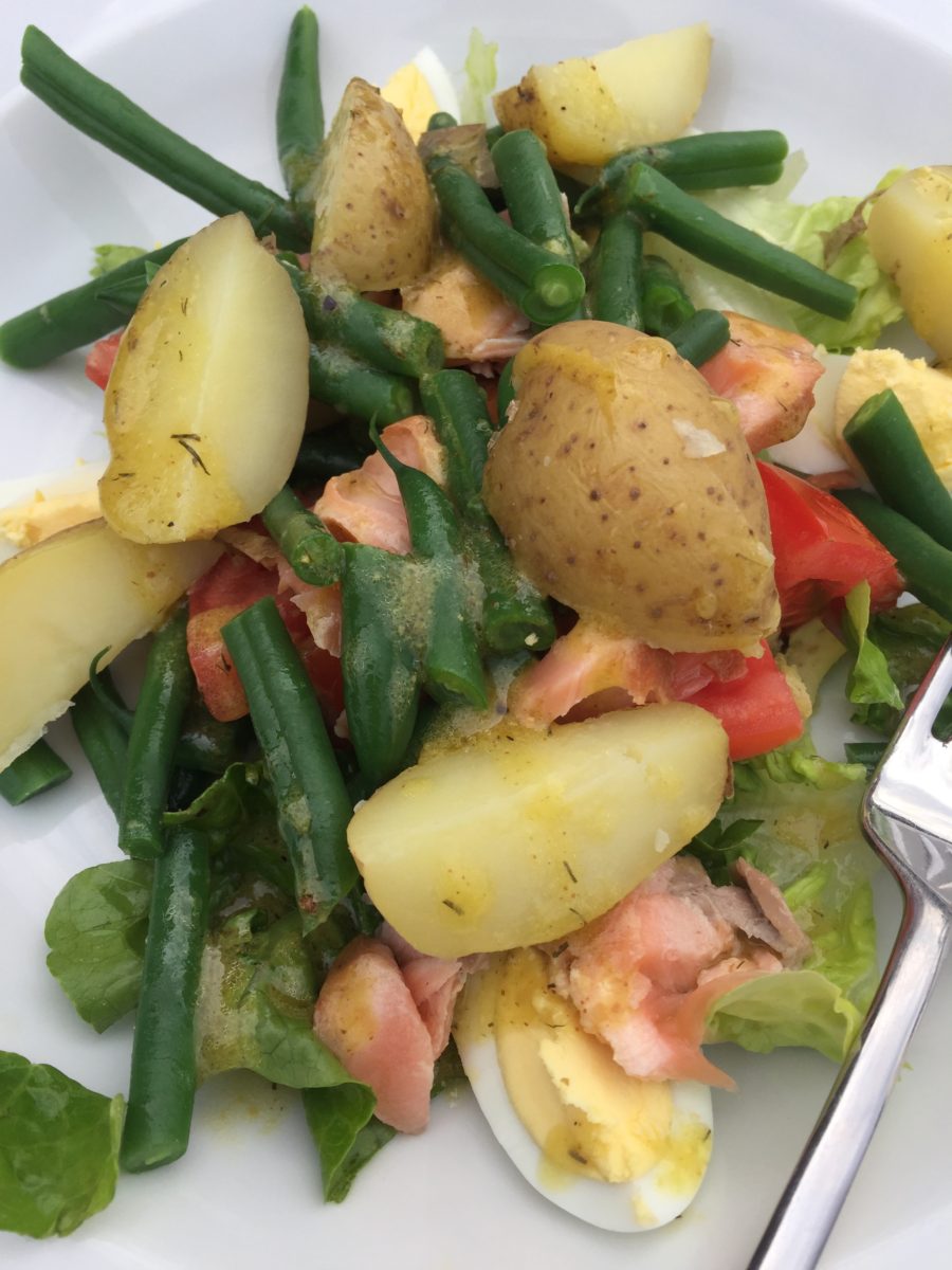 Salad Nicoise with Salmon