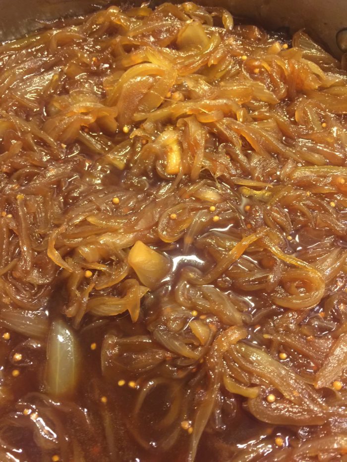 cooked caramelized onions