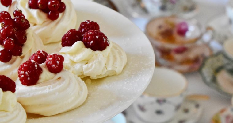 Valentine’s Afternoon Tea with Chocolate Dipped Coconut Macaroons