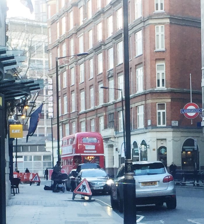 Afternoon Tea Red London Bus