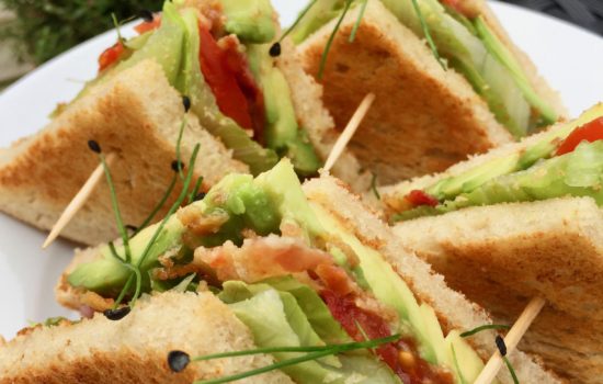 Bacon, Lettuce, Avocado and Tomato Sandwich (BLAT)