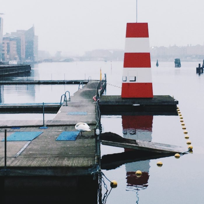 Outdoor swimming pool at Fisketorve