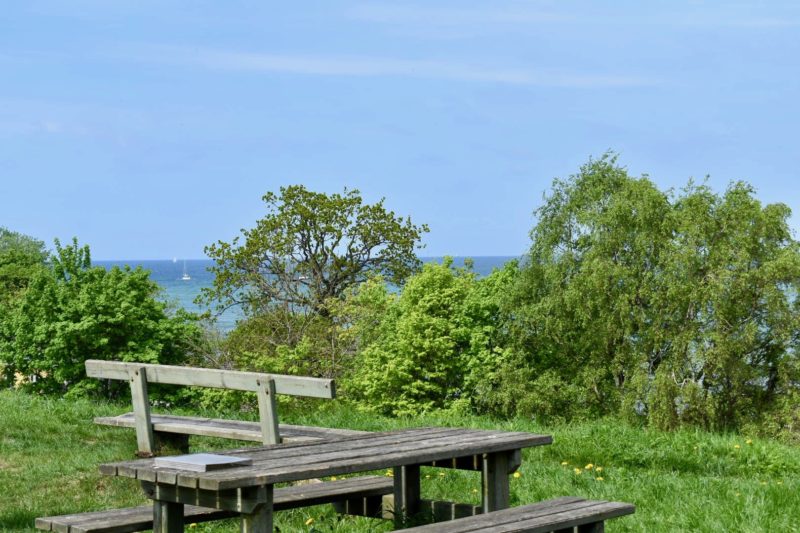 Picnic table at Gilleleje
