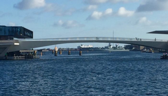 The Kissing Bridge in Copenhagen 