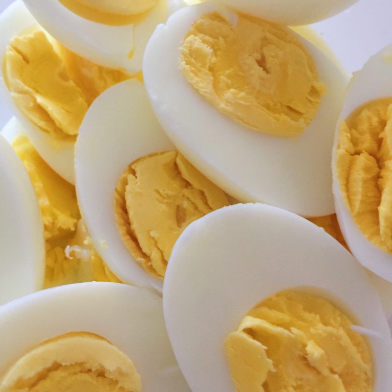 hard boiled eggs