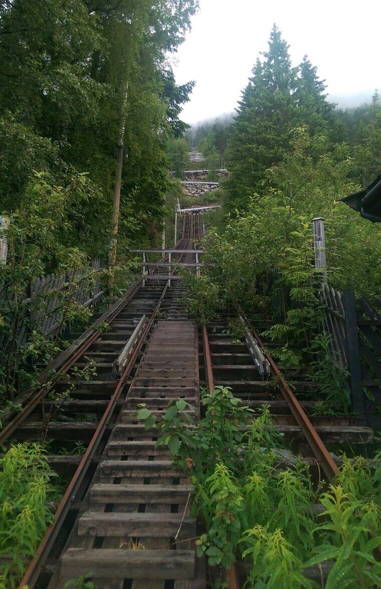 Old Funicular at Troll Tunga