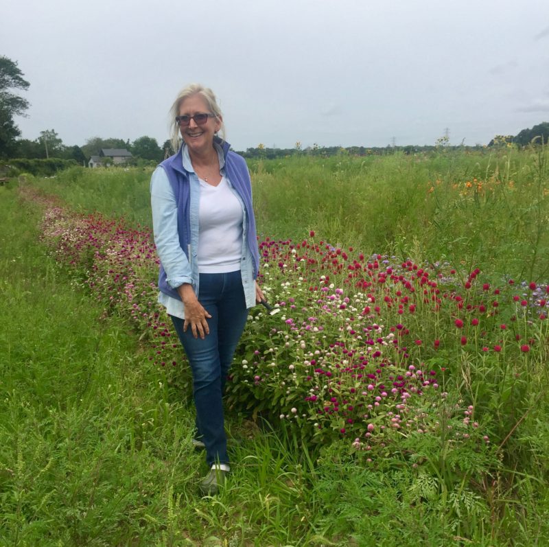 Denise at Amber Waves Farm, Amagansett