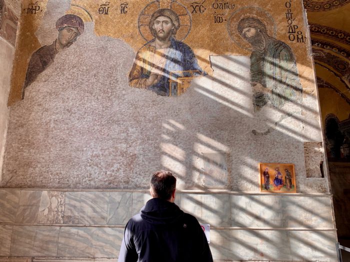 Christian Mosaic in the Aya Sophia