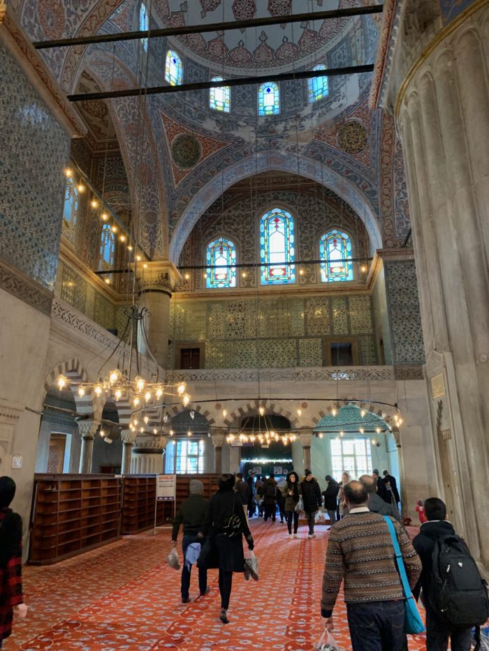 Inside the Blue Mosque