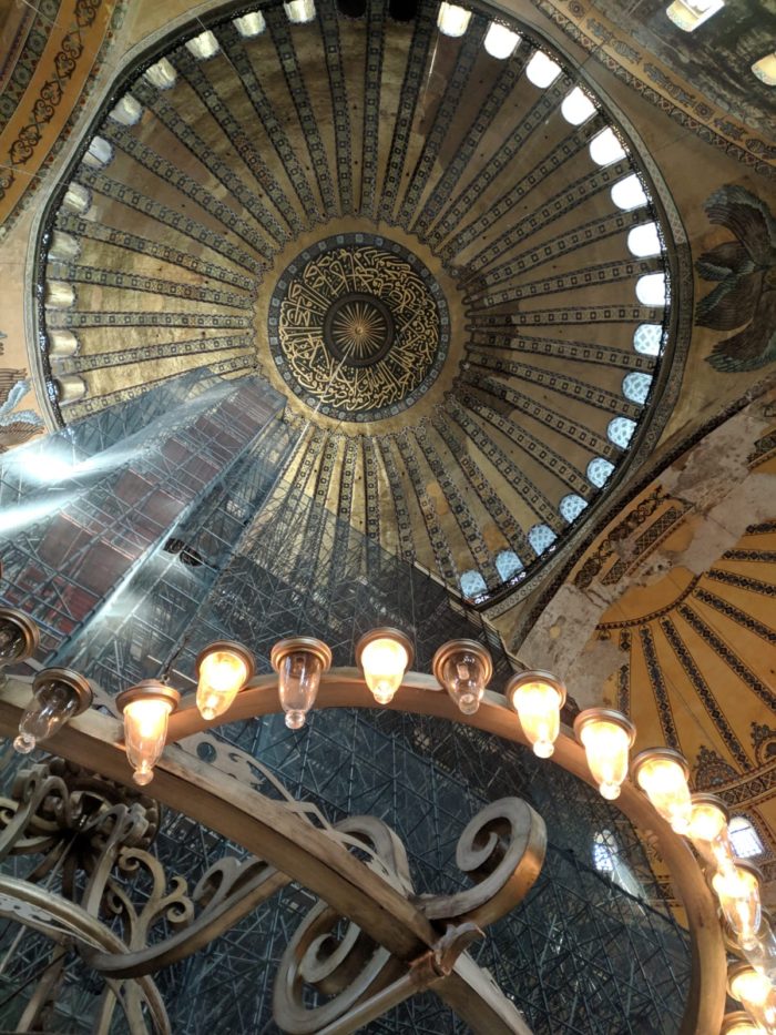 The doomed roof of the Hagia Sophia