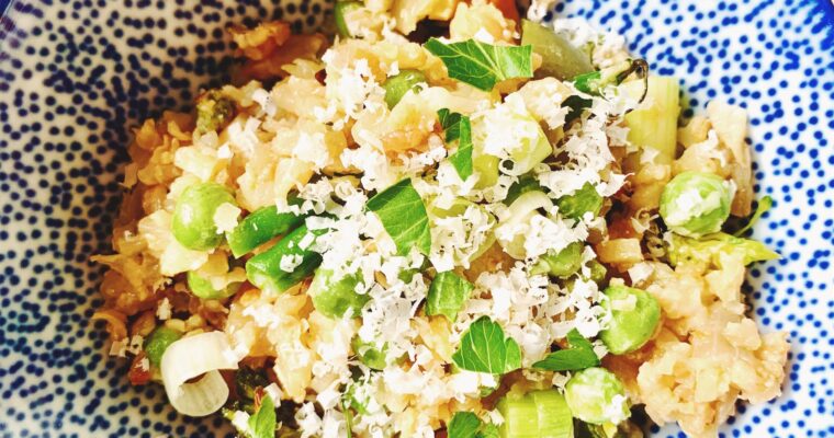 So, what exactly do we do with riced cauliflower?