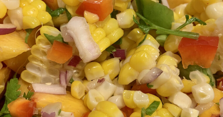 Fresh Summer Sweetcorn and Black Bean Salsa